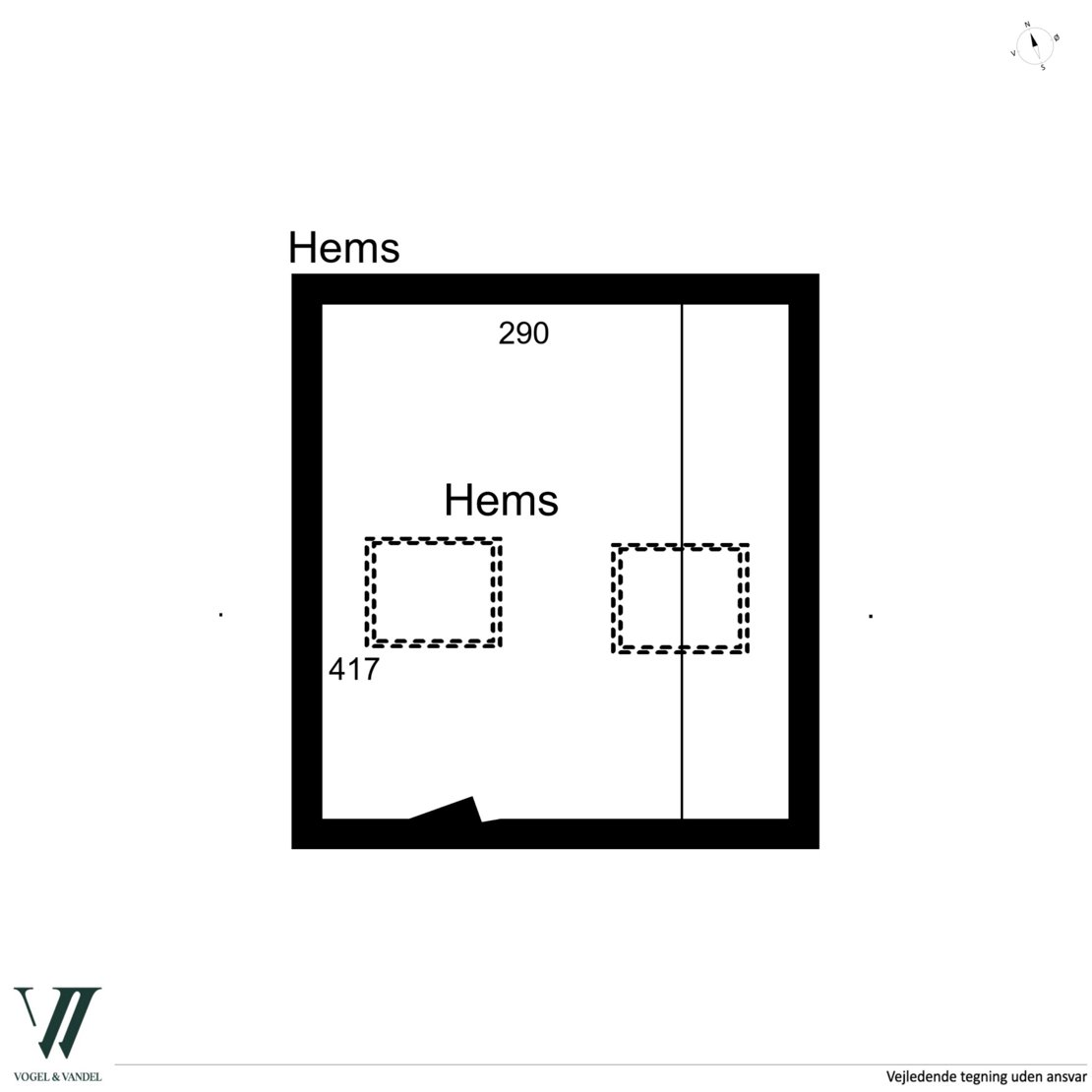 Ewaldsgade 4, 3., 2200 København N - Plantegning