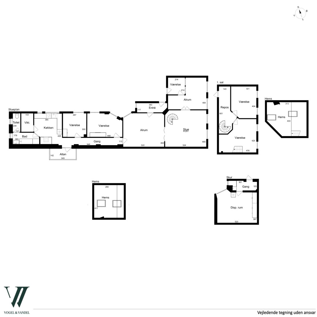 Ewaldsgade 4, 3., 2200 København N - Plantegning