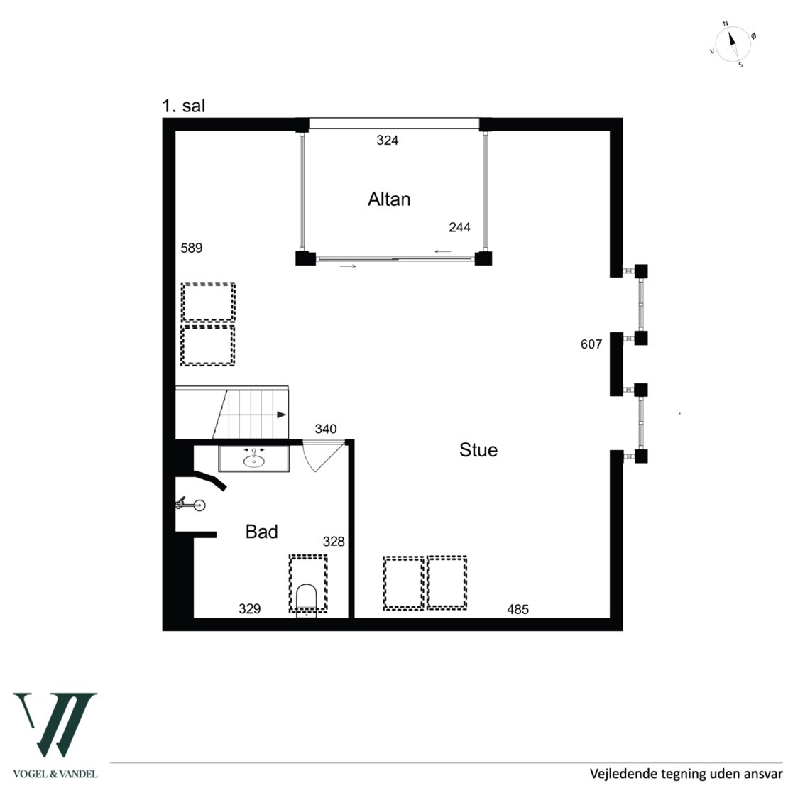 Saxhøjvej 34, 2500 Valby - Plantegning