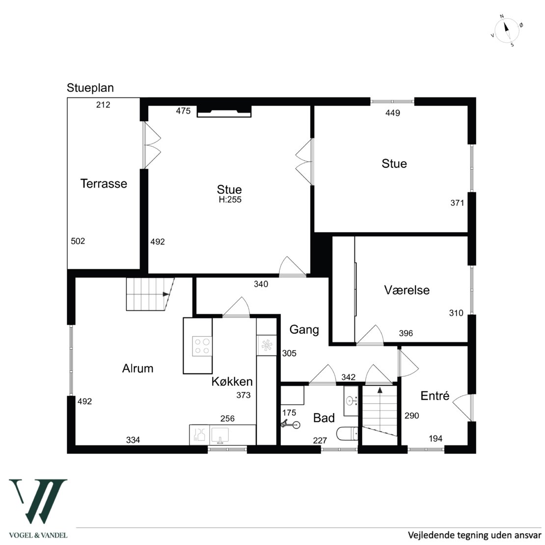 Saxhøjvej 34, 2500 Valby - Plantegning