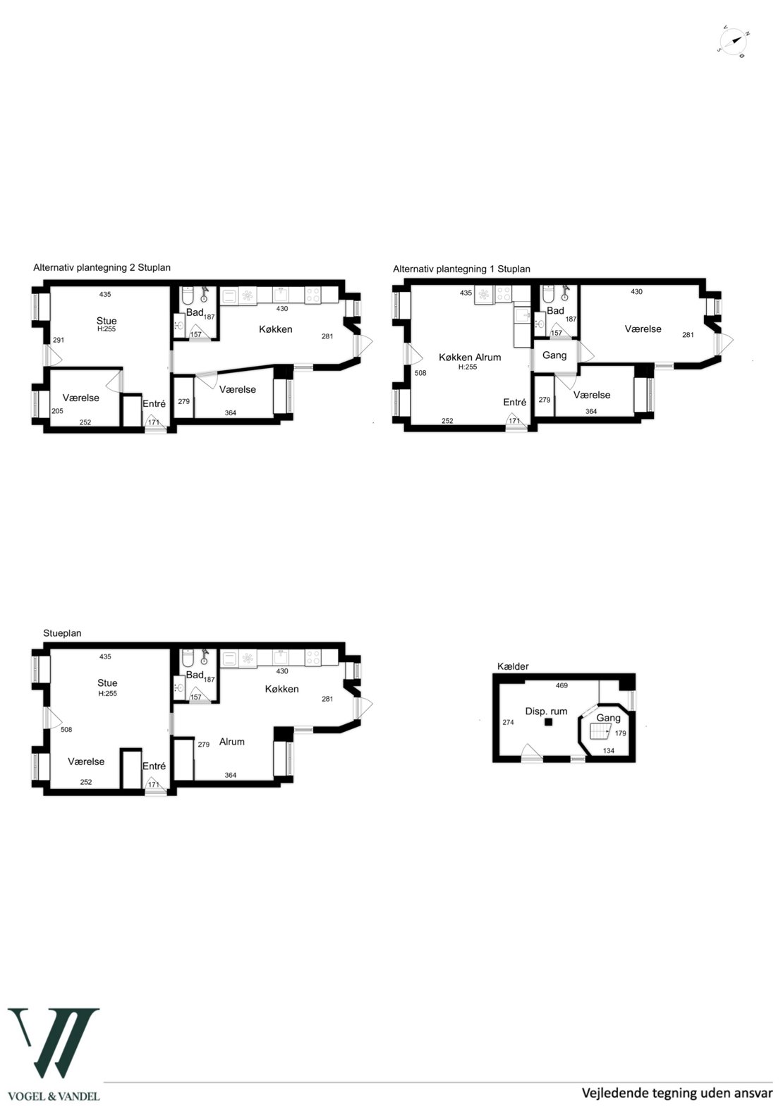 Gammeltoftsgade 12A, st. tv., 1355 København K - Plantegning