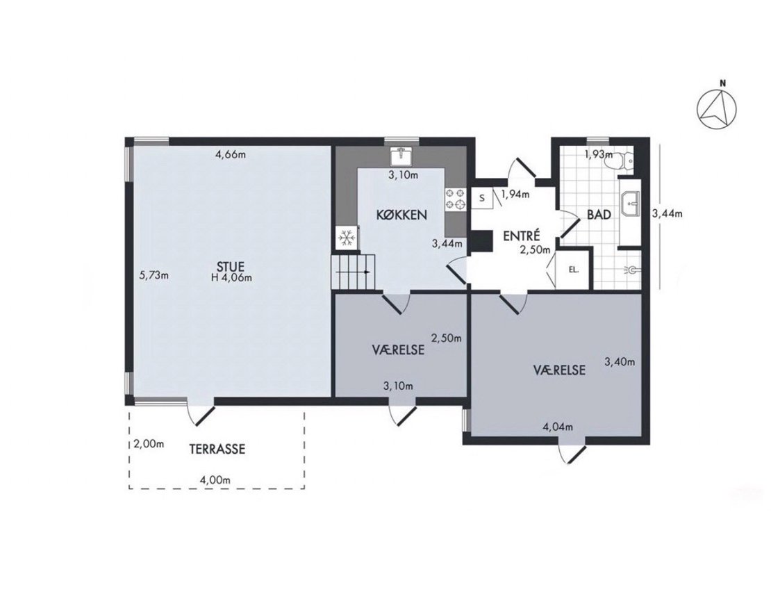 Dianas Have 43, 2970 Hørsholm - Plantegning