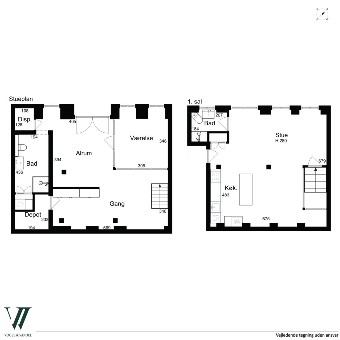 Nyhavn 53C, st., 1051 København K - Plantegning