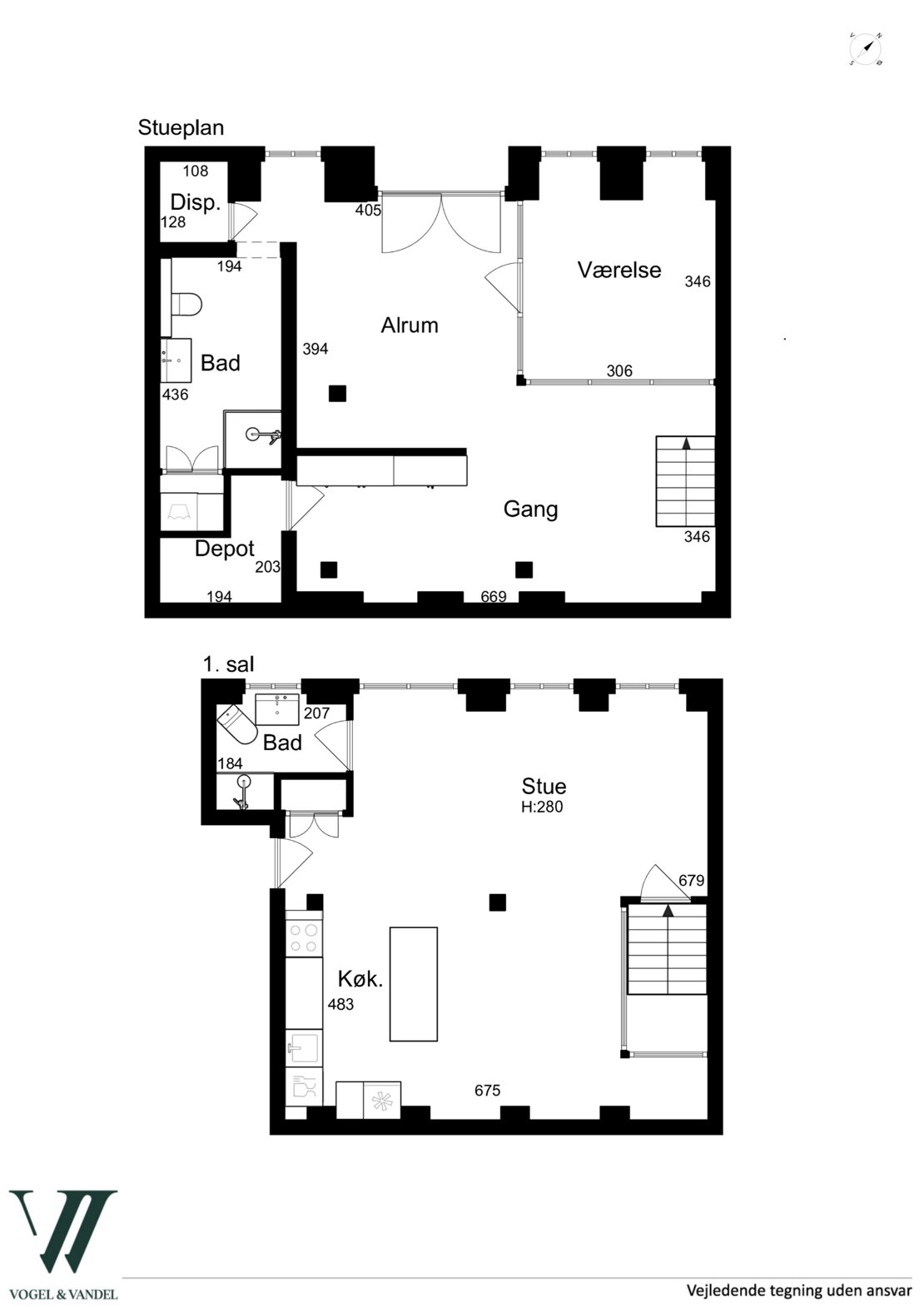 Nyhavn 53C, st., 1051 København K - Plantegning