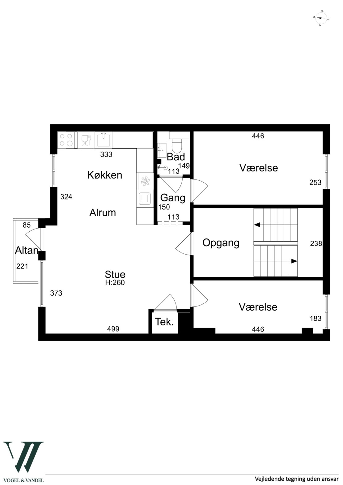Prags Boulevard 52, 4., 2300 København S - Plantegning