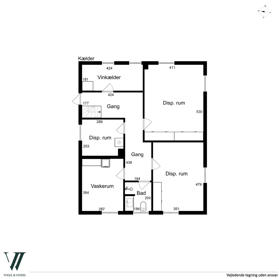 Hjortekærsvej 119A, 2800 Kongens Lyngby - Plantegning