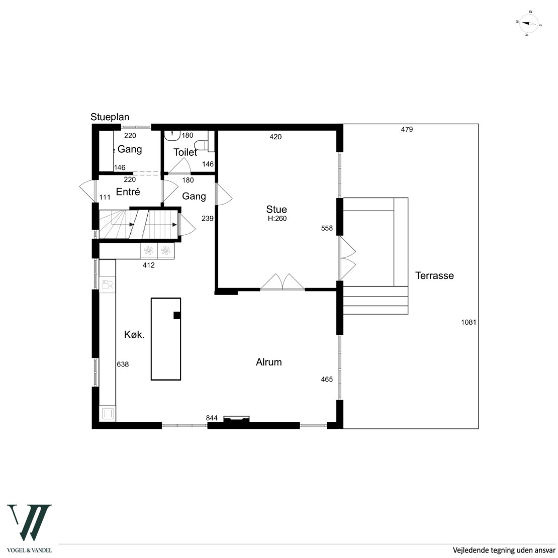Hjortekærsvej 119A, 2800 Kongens Lyngby - Plantegning