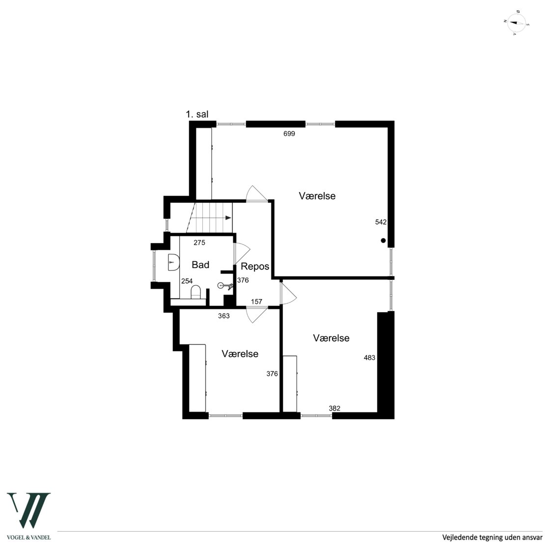 Hjortekærsvej 119A, 2800 Kongens Lyngby - Plantegning