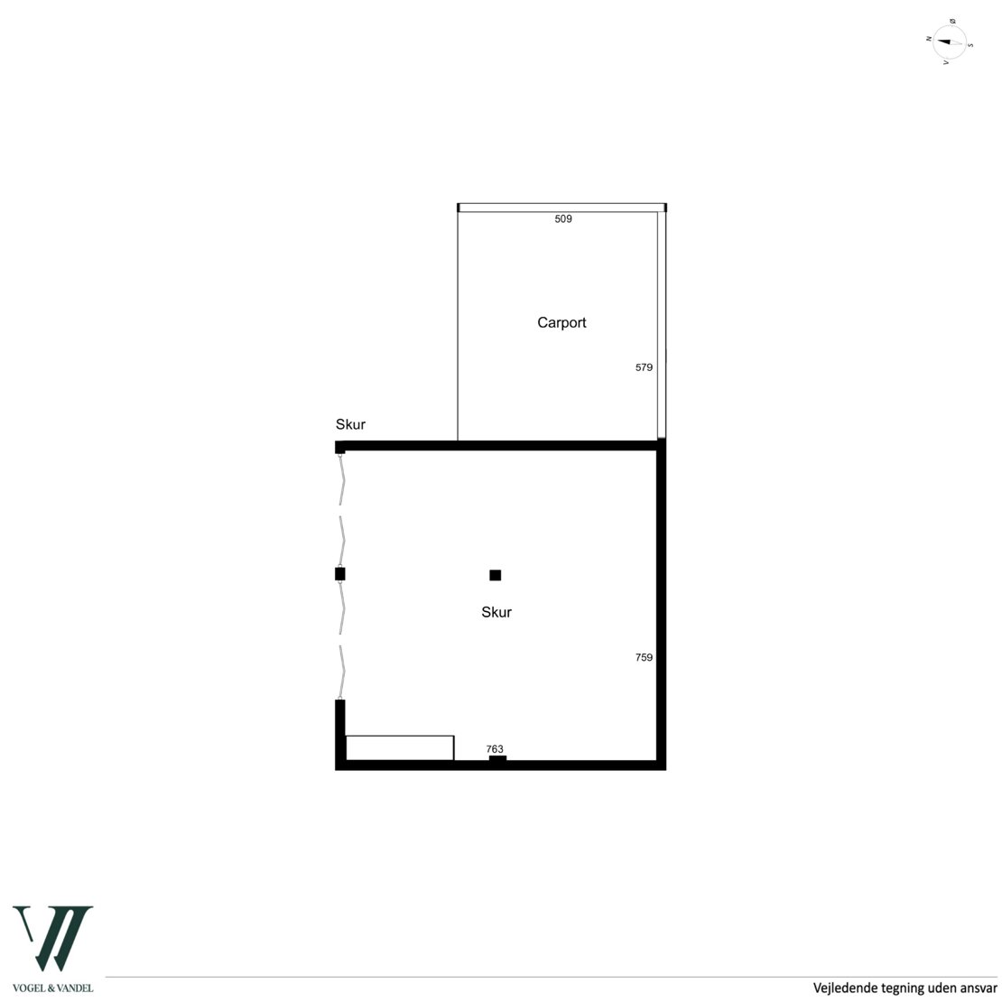 Hjortekærsvej 119A, 2800 Kongens Lyngby - Plantegning